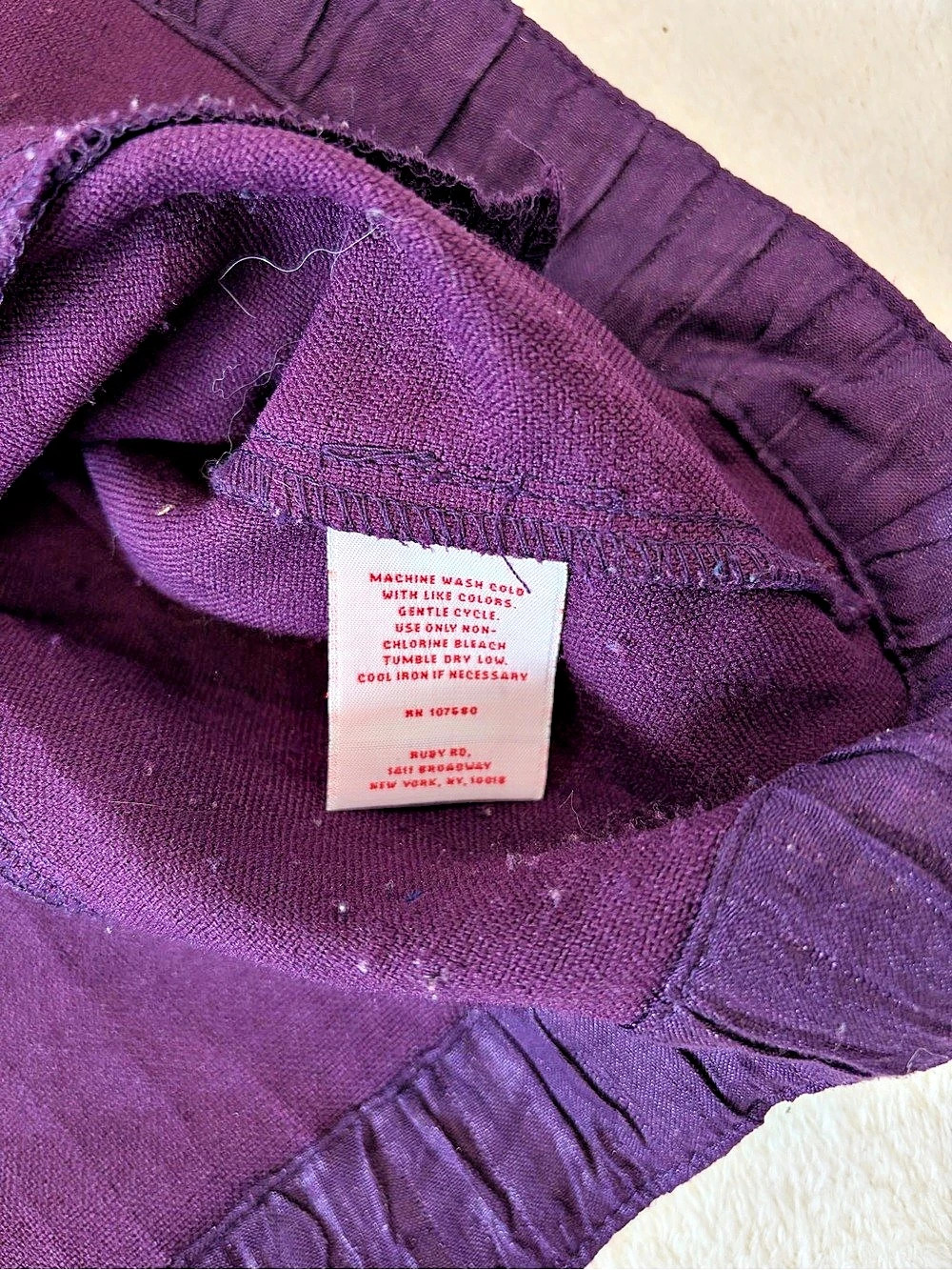 Ruby Rd. Purple Utility Jacket Size 12 #186 - Picture 6 of 7